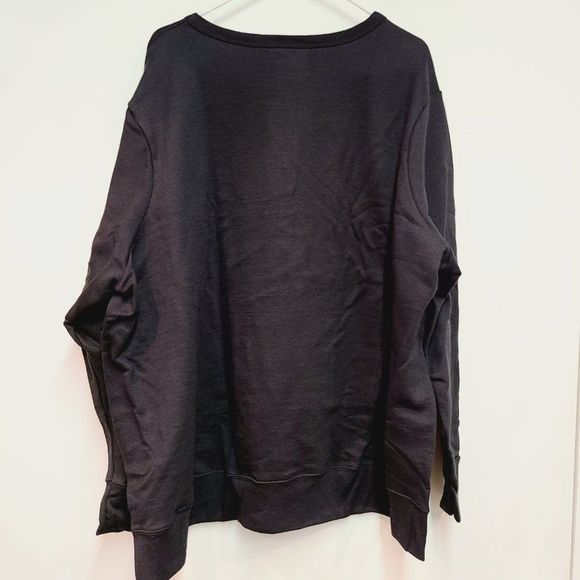 "STARRY SKY" Space-dye NEW Black Fleece Sweatshirt JMS 4X 26W-28W - Picture 6 of 6